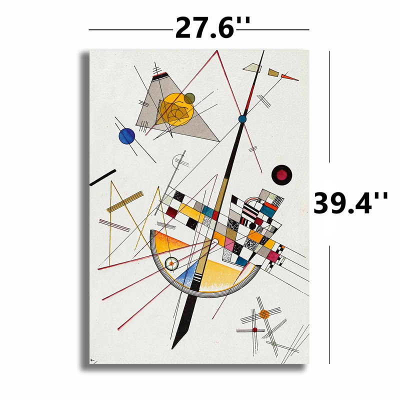 Geometric Symphony Abstract Canvas Wall Art