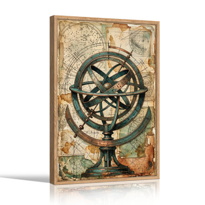 Globe astronomique sur toile, ensemble de 1
