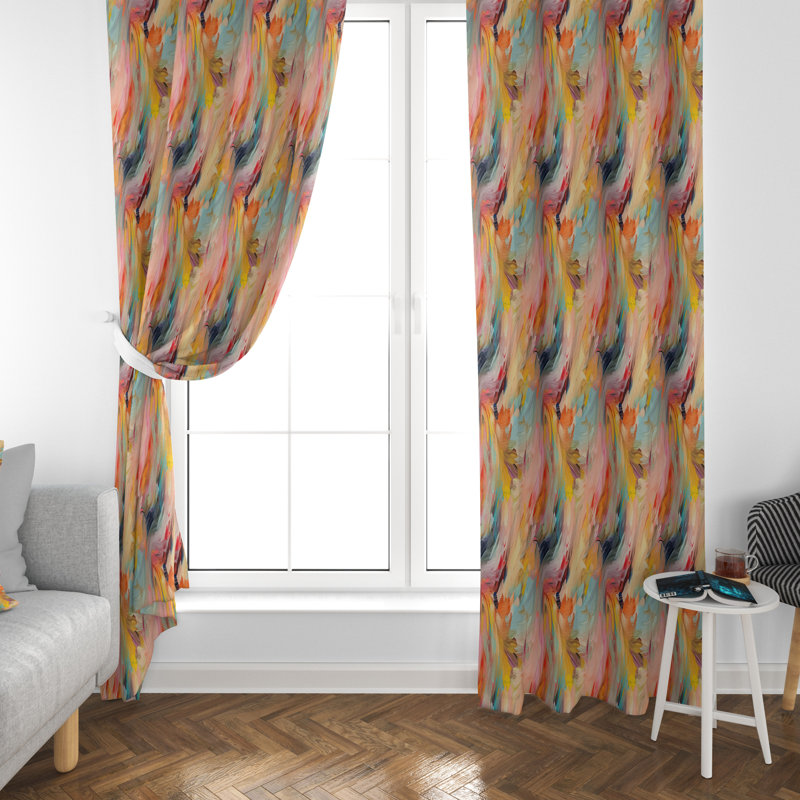 Rideau en polyester Hiren, L 20 po x L 52 po