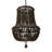 Draped Wood Bead Chandelier-8442601