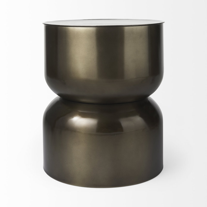 Iron Top End Table