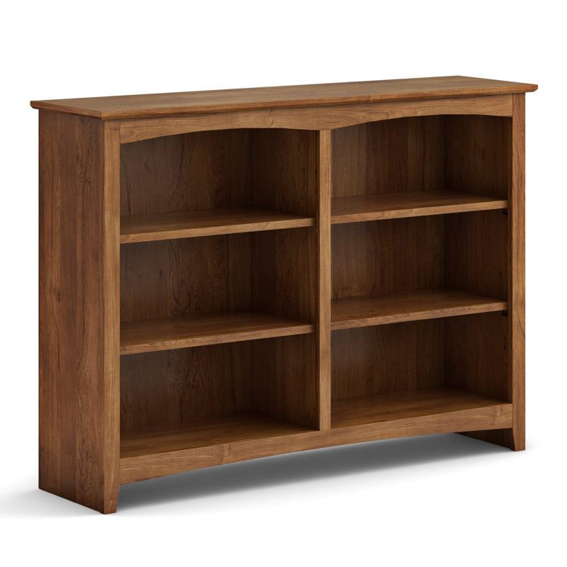 Bibliothèque classique Malani, Brun toscan, (3 Shelves) 36"H x 49.75"W x 12.875"D