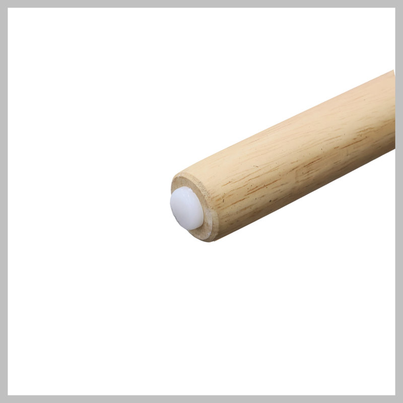 Ensemble de 4 tabourets de comptoir rembourrés en bois Olivia, 4, Bois naturel