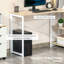 Barnabas L-Shaped Metal Base Computer Desk