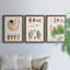 Collection de coquillages I - ensemble de 3 peintures sur toile encadrées-1633434768-1633434771