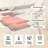 Waffle Weave Electric Heated Throw Blanket with Fleece, Digital Controller-135397996-135397998