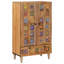  Highboard With Drawer With Storage With Door Solid Mango Wood Cabinet