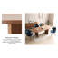 Console Mid-Century moderne en noyer