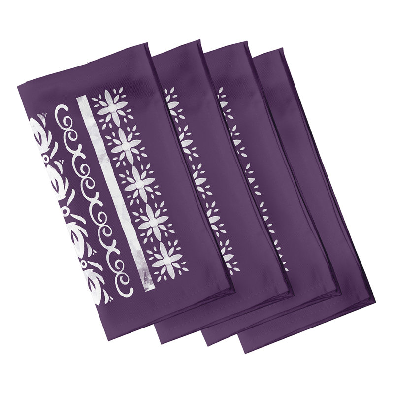 Ensemble de serviettes 4 pièces Aeryn, Mauve
