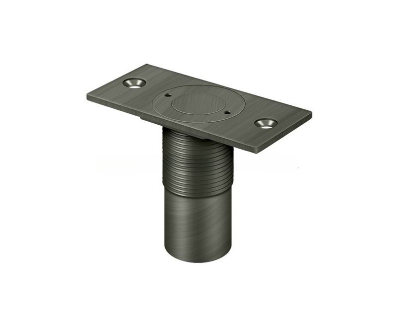 Gâche anti-poussière Deltana SPDP278U26D, réglable, 2-7 / 8 "x 1-3 / 8" en chrome brossé, Chrome brossé
