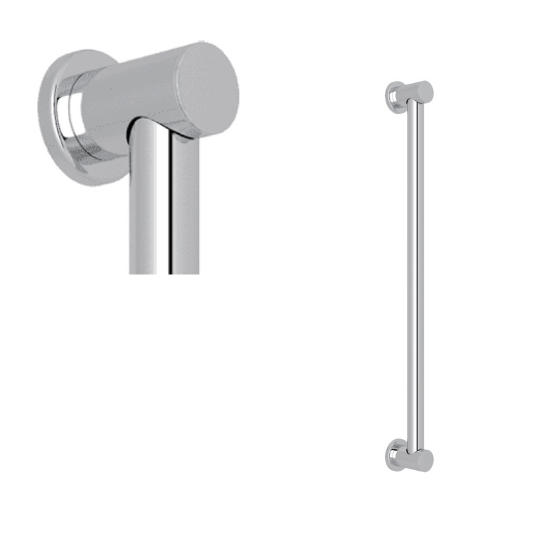 Lombardia® Grab Bar, Polished Chrome, 24" W