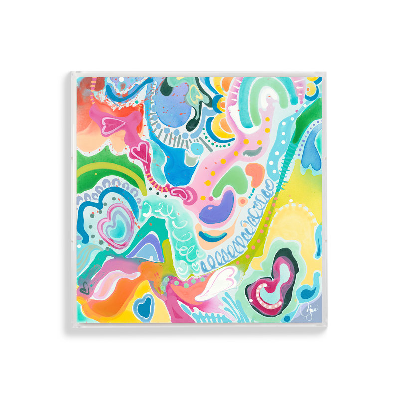 Over the Rainbow par Carolyn Joe, H 28 po x l 28 po