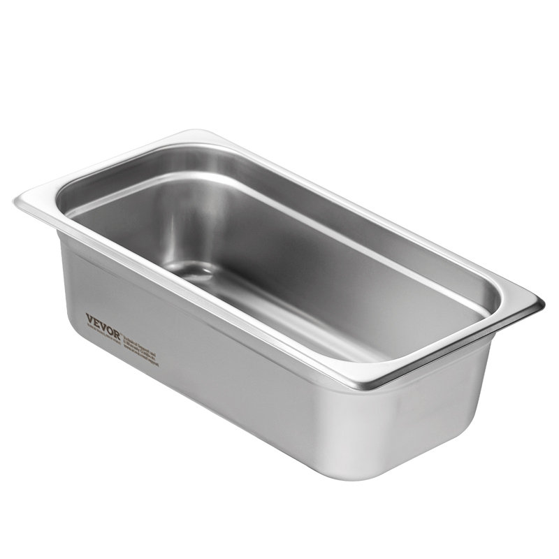 VEVOR Anti-Jam Steam Pan 4-Inch Deep Table Pan