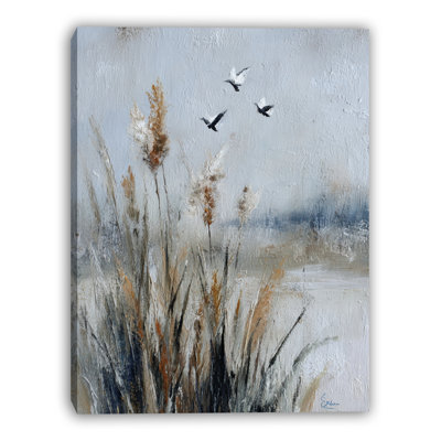 «Coastal Flight Moment», art mural sur toile tendue