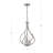 Alloy Ribbons 3-Light Candle-Style Dimmable Chandelier