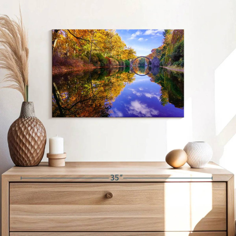 Alvord Autumn Lake, H 16 po x l 24 po