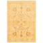 Tapis de bois one-of-kind-noué la 2010 chobi brun/crème 6 pi 4 po x 9 pi zone de laine 1 po Vlatko