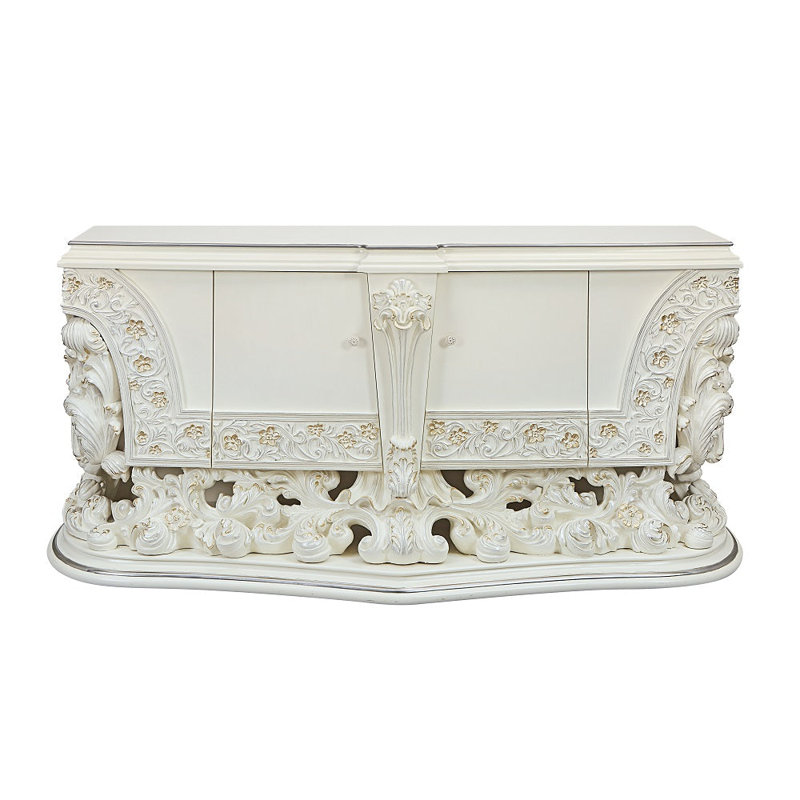 Serveur Adara blanc antique