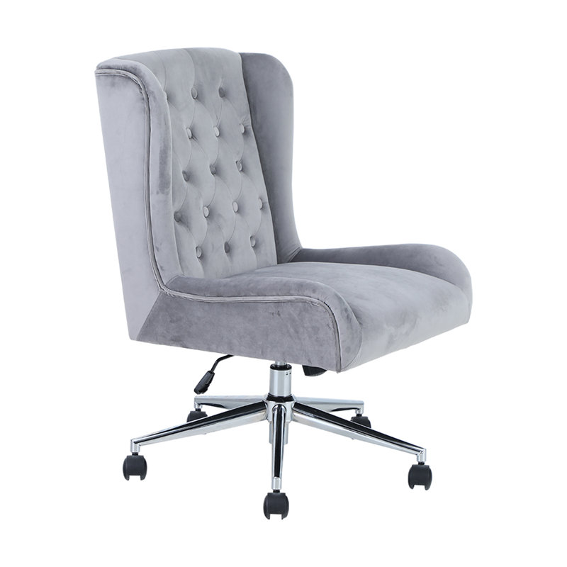 Falconer Task Chair with Headrest, Gray