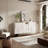 Cream Style Pine Entrance Cabinet Accent Chest-101686072