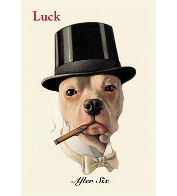 « dog », affiche rétro