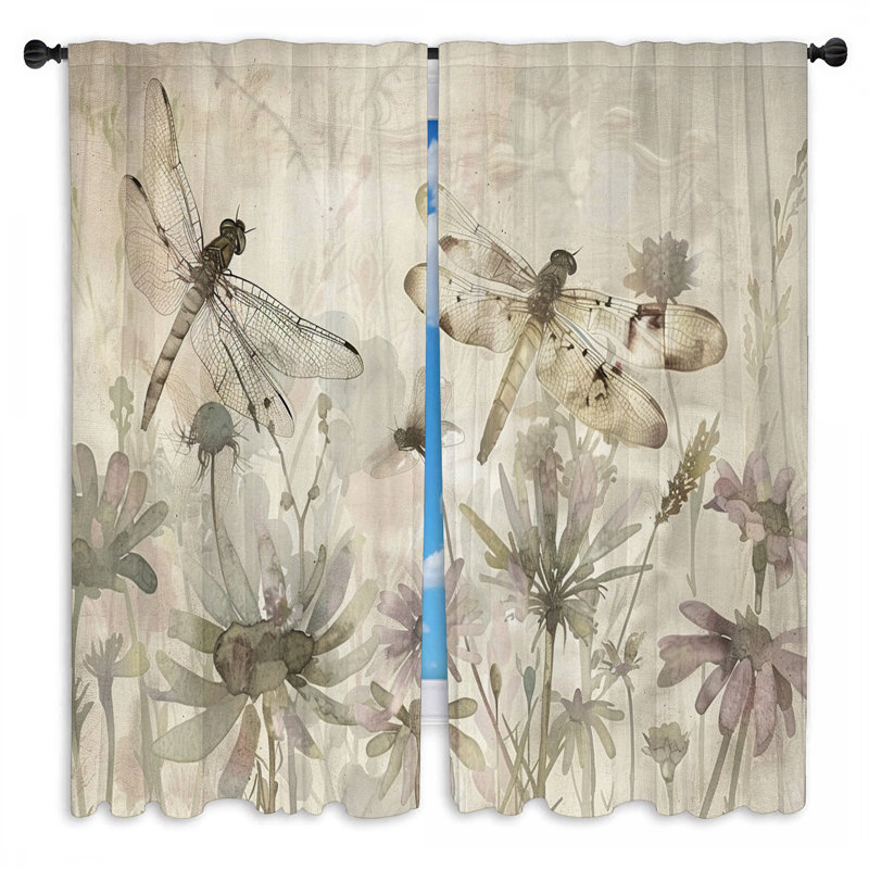Paire de rideaux obscurcissant en polyester Matelynn, L 20 po x L 61 po