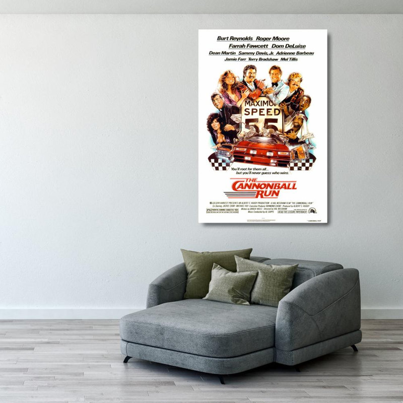 Cannonball Run, 40" H x 27" W