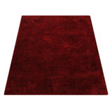 Zander Hand-Knotted Silk Red Colour, Area Rugs