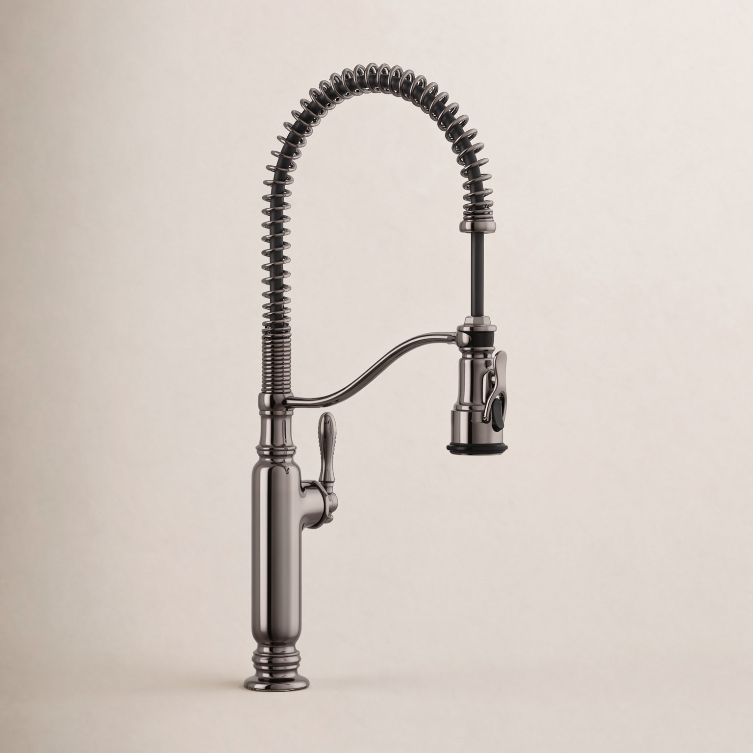 Kohler Tournant Pre-Rinse Kitchen Faucet, Vibrant Titanium
