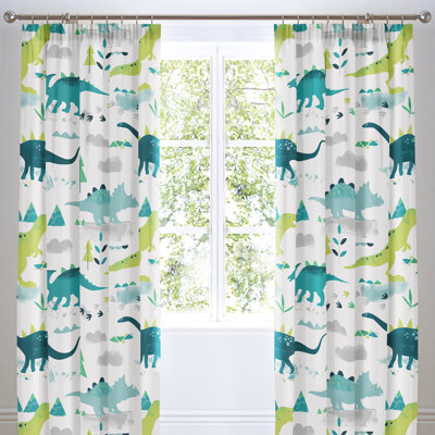Dino Pencil Pleat Curtain
