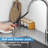 Single Handle Pull Down Dual-Spray Swivel Kitchen Faucet in Brushed Nickel