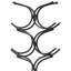 Arist Hanging Wine Bottle Rack Black