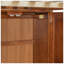 Lit mezzanine double en bois de pin avec bureau et garde-robe Inspirit l 94,4 po x P 57,4 po x H 72,0 po