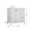 Irene 32'' Single Bathroom Vanity with Engineered Marble Top-696728295