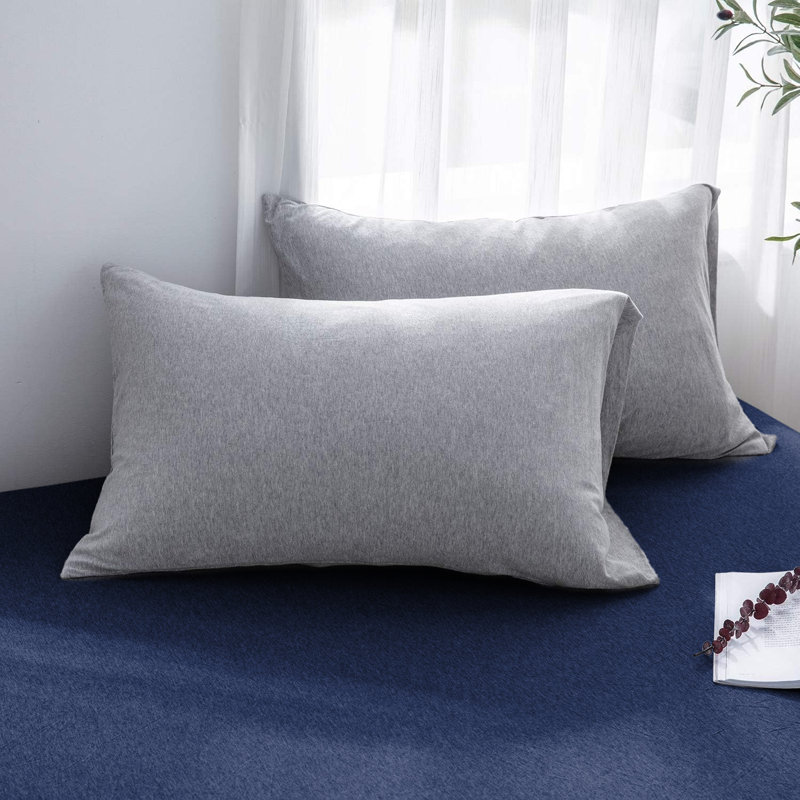 Jersey Knit Fitted Sheet, Kingsize (5'), Navy