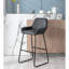 Eleftheria Upholstered Counter Stool with Metal Frame-1743820524