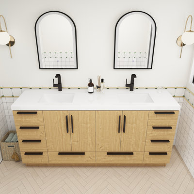 Carla Freestanding Bathroom Vanity with Double Sink
