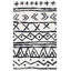Tapis en laine et coton touffeté à la main Gober avec latex Southwestern-1825236783