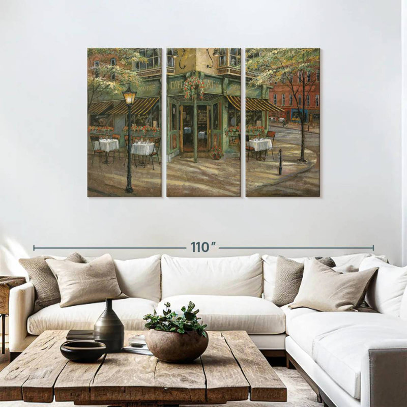 Lilie Mandi's Cafe, 48" H x 74" W