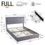 Lit double avec tiroirs de rangement Lit plateforme tapissier réglable-88284569-88284570