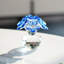 Figurine fleur bleue en cristal Forget Me Not