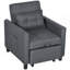 Chaise convertible 3-en-1, canapé-lit simple multifonctionnel