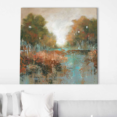 «Autumn Walk» par Carol Robinson - Peinture