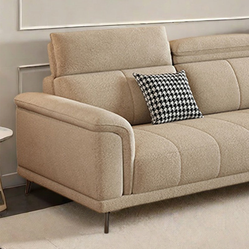 Canapé à lignes droites moderne et simple, H 37,4 po x l 153,54 po x P 37,4 po, 4