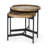 Milda Solid Wood Tray Top Nesting Tables