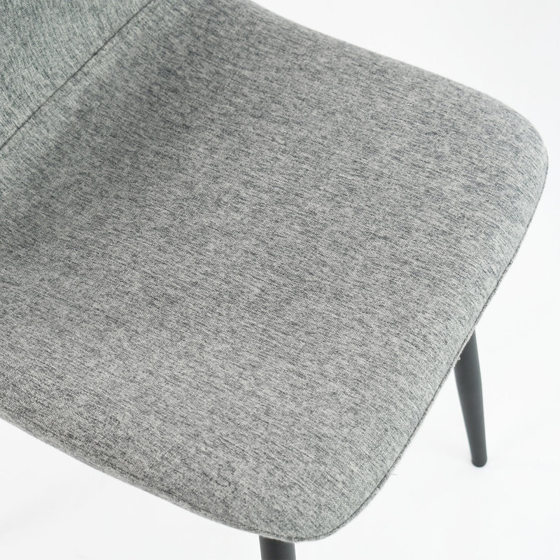 Chaise d'appoint tapscottée Tapscott, Toile grise Bingo Performance