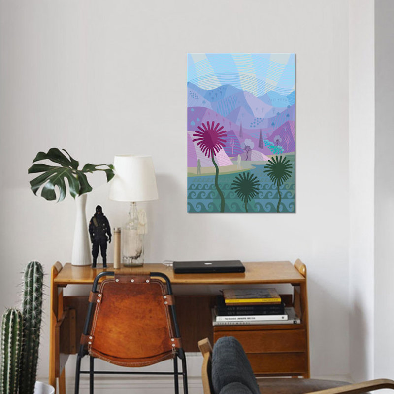 «Land and Sea», impression sur toile, H 12 po x l 8 po x P 0,75 po