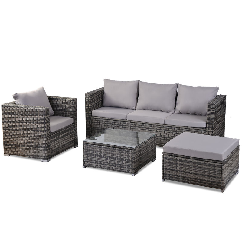 Ufomba 5 Seater Rattan Sofa Set