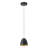 Yarrow 5-in Black Dimmable LED Pendant