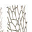 Ensemble de 2 décorations murales dorées en aluminium et corail, l 11 po x H 33 po-1138943356